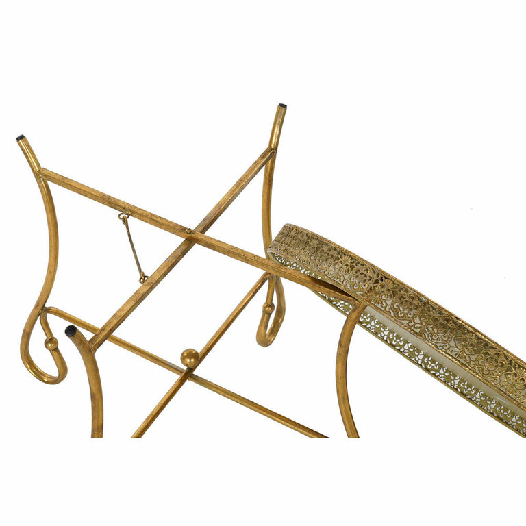 Table d'appoint DKD Home Decor Métal Cuivré Clair (60 x 60 x 44 cm)