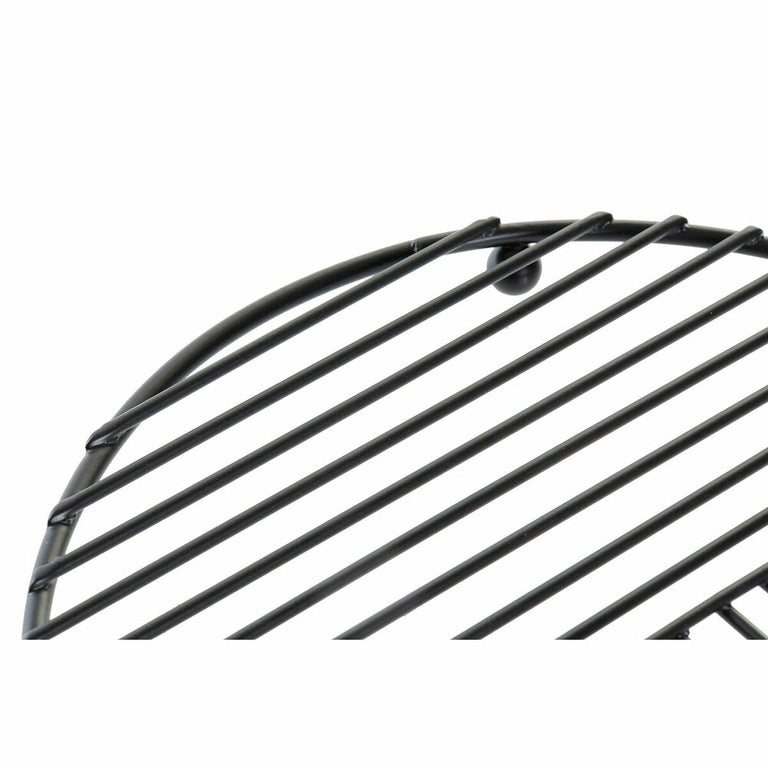 Dessous de plat DKD Home Decor Noir Grille Métal 20 x 20 x 1,5 cm