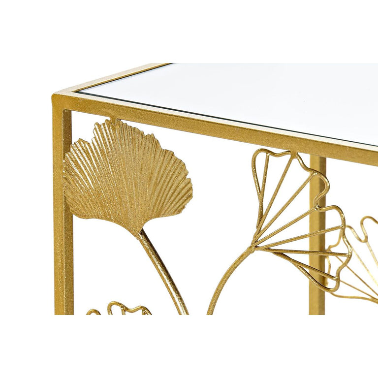 Jeu de 3 tables DKD Home Decor Miroir Doré Métal 40 x 40 x 70 cm