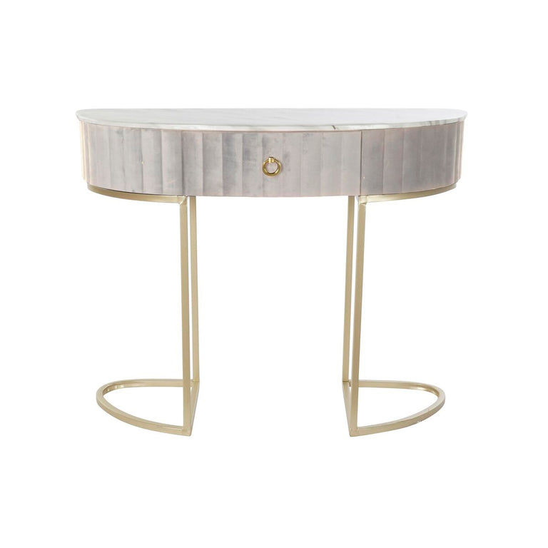 Console DKD Home Decor 100 x 40 x 76 cm Beige Doré Polyuréthane