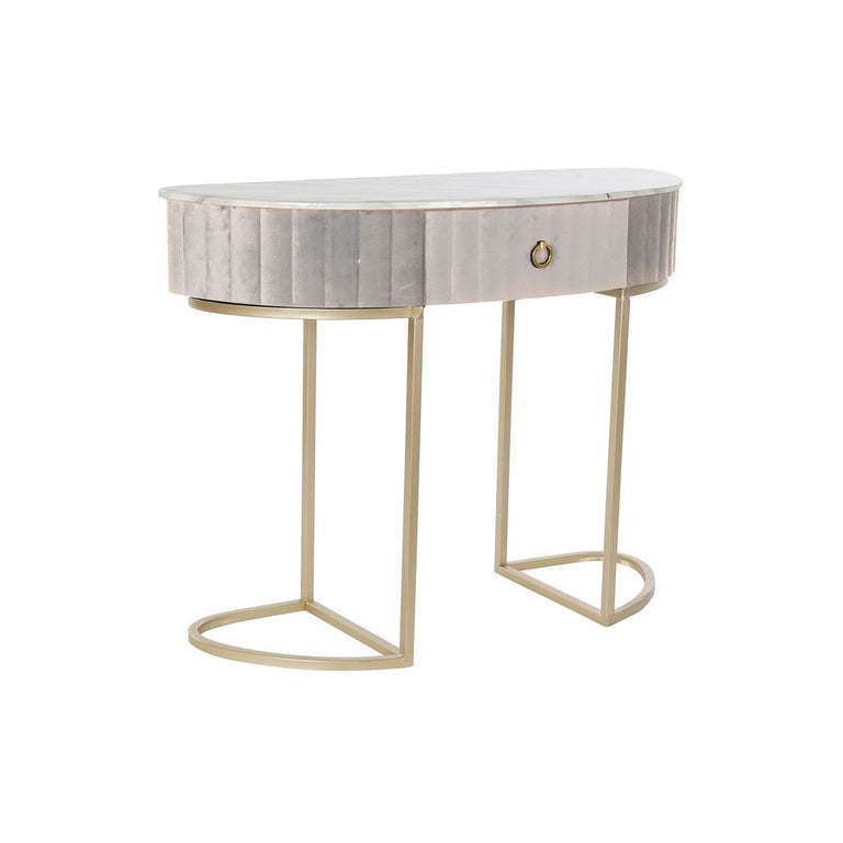 Console DKD Home Decor 100 x 40 x 76 cm Beige Doré Polyuréthane