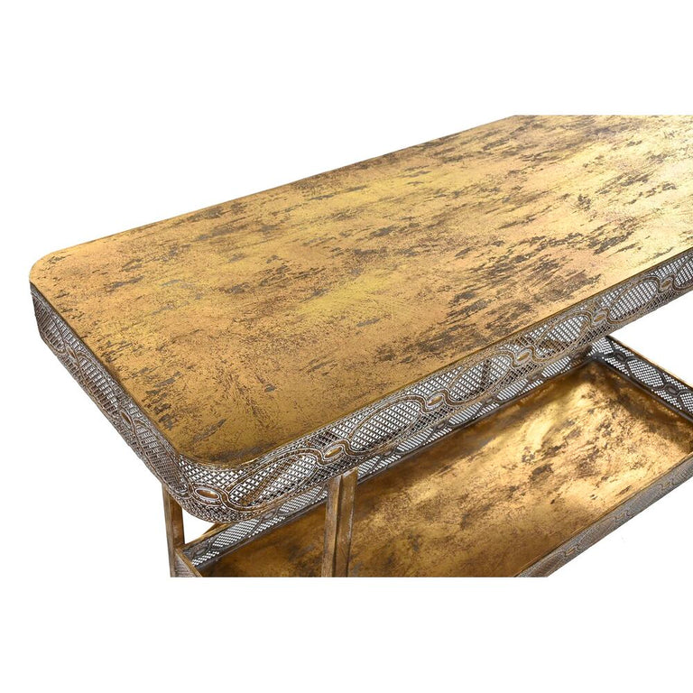 Console DKD Home Decor 124 x 38 x 85 cm Doré Métal