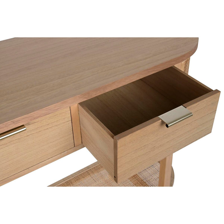 Console DKD Home Decor Naturel Rotin (100 x 38 x 78 cm)