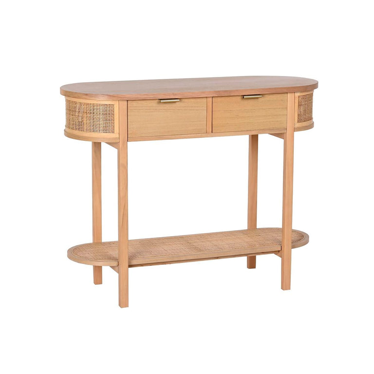 Console DKD Home Decor Naturel Rotin (100 x 38 x 78 cm)