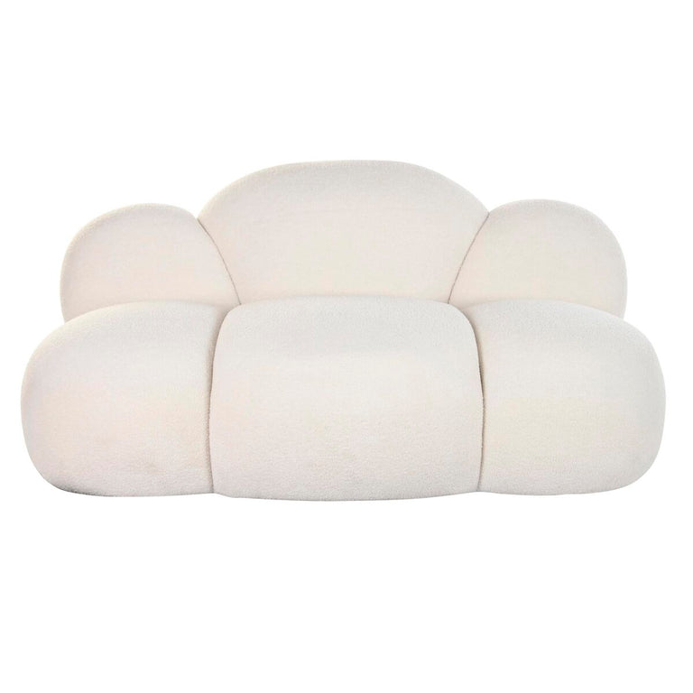 Canapé DKD Home Decor 149 x 76 x 77 cm Nuages Blanc Moderne