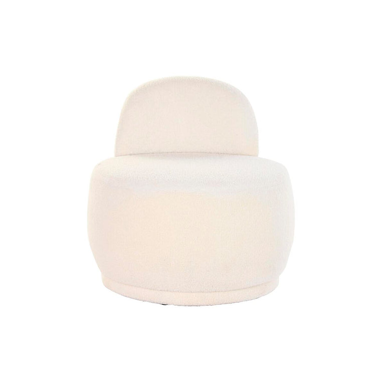 Fauteuil DKD Home Decor 66 x 66 x 66 cm Blanc