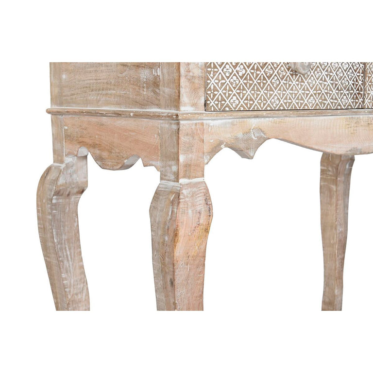 Console DKD Home Decor 91 x 42 x 81 cm Naturel Blanc Bois de manguier