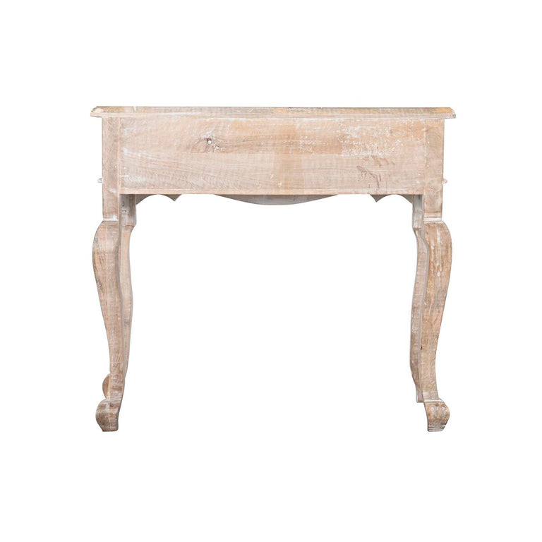 Console DKD Home Decor 91 x 42 x 81 cm Naturel Blanc Bois de manguier