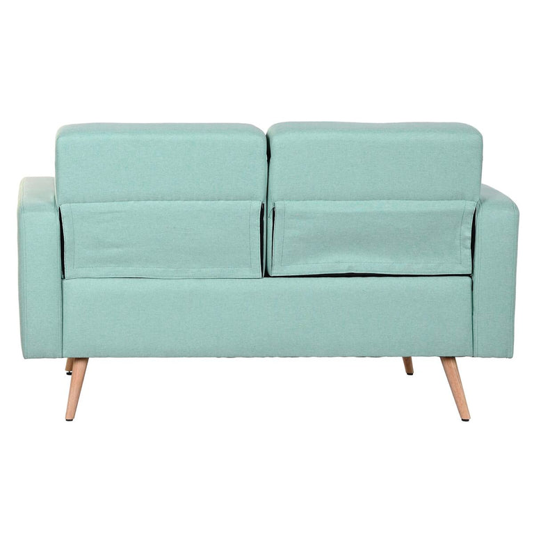 Canapé DKD Home Decor 135 x 70 x 76 cm Scandi Métal Vert