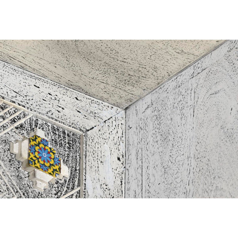 Meubles de télévision DKD Home Decor Céramique Bois de manguier (130 x 40 x 56 cm)