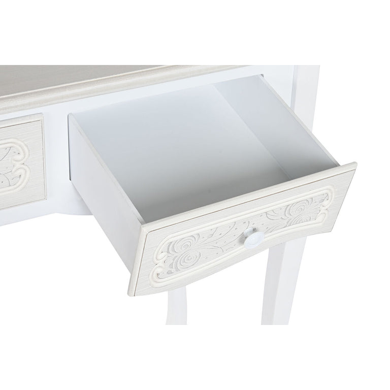 Console DKD Home Decor Bois Blanc Bois MDF (120 x 40 x 78,5 cm)