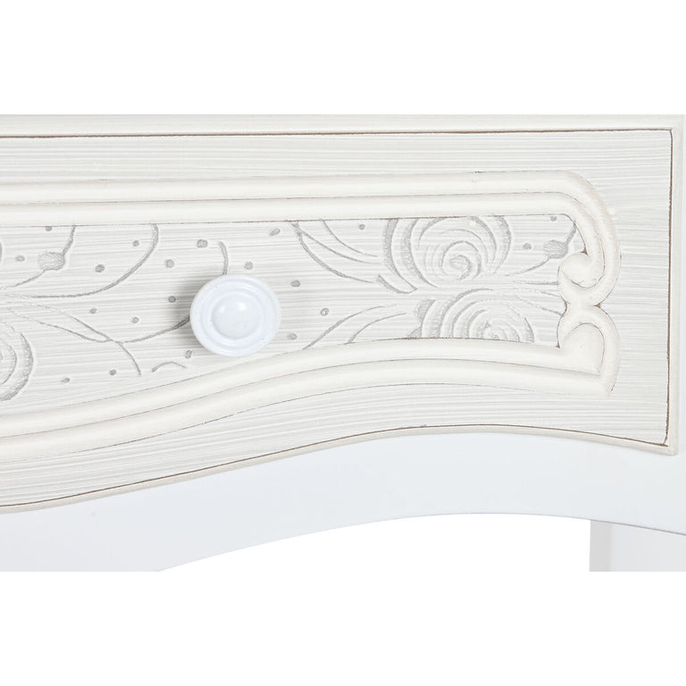 Console DKD Home Decor Bois Blanc Bois MDF (120 x 40 x 78,5 cm)