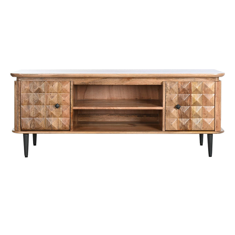 Meubles de télévision DKD Home Decor 140 x 40 x 55 cm Naturel Métal Bois de manguier