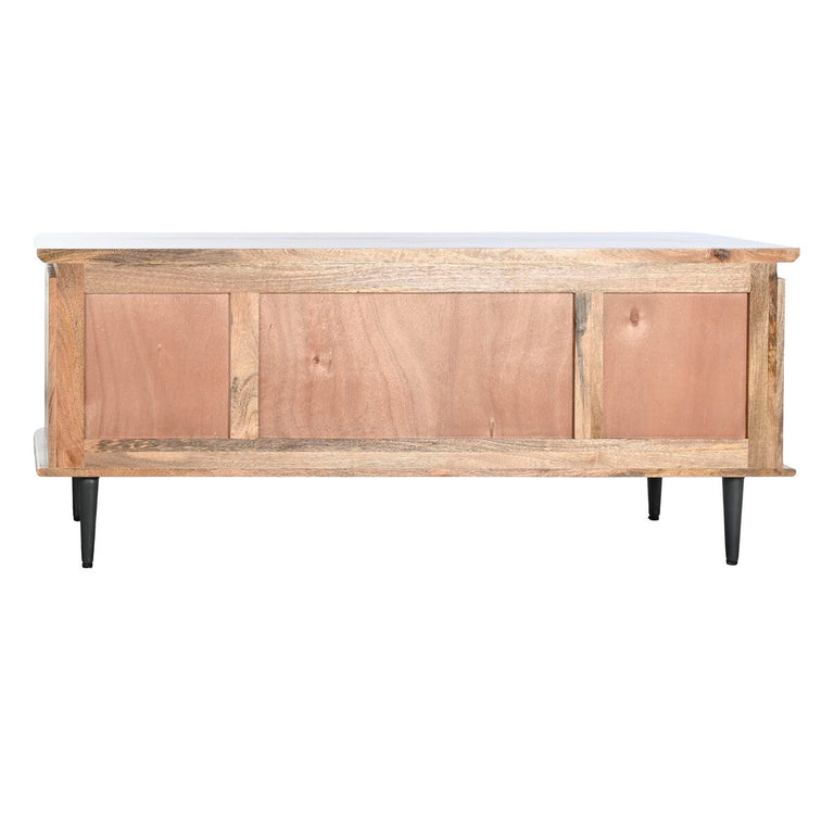 Meubles de télévision DKD Home Decor 140 x 40 x 55 cm Naturel Métal Bois de manguier