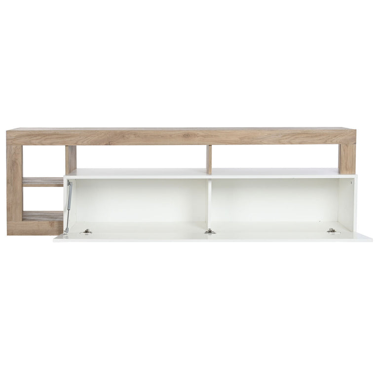 Meubles de télévision DKD Home Decor 184 x 42 x 58 cm Métal Marron Blanc Bois MDF