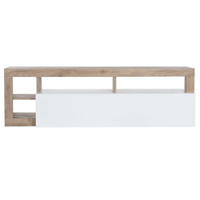 Meubles de télévision DKD Home Decor 184 x 42 x 58 cm Métal Marron Blanc Bois MDF