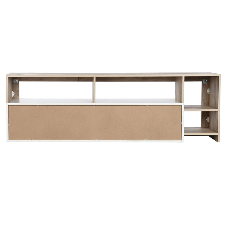 Meubles de télévision DKD Home Decor 184 x 42 x 58 cm Métal Marron Blanc Bois MDF