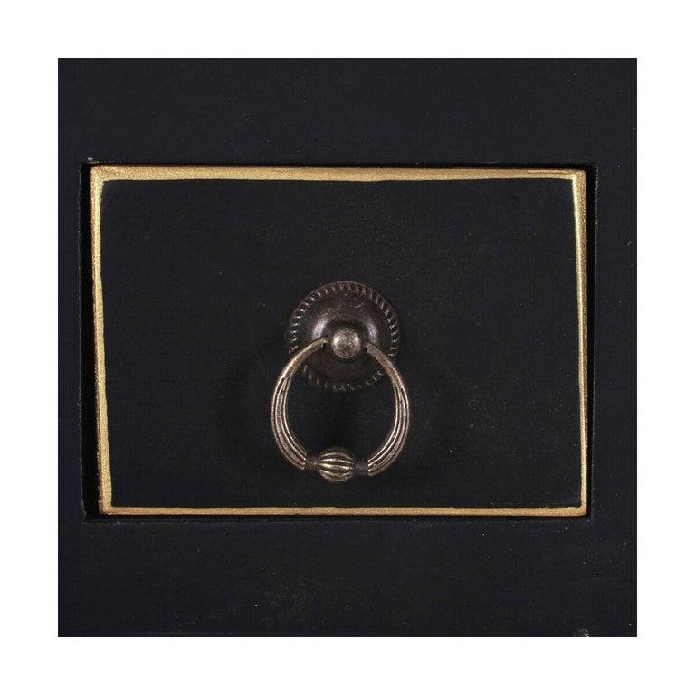 Meuble d'Entrée ORIENTE 95 x 26 x 90 cm Noir Bois