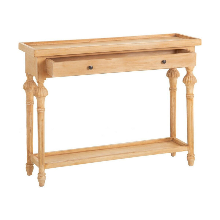 Meuble d'Entrée 100 x 30 x 77 cm Naturel bois mindi