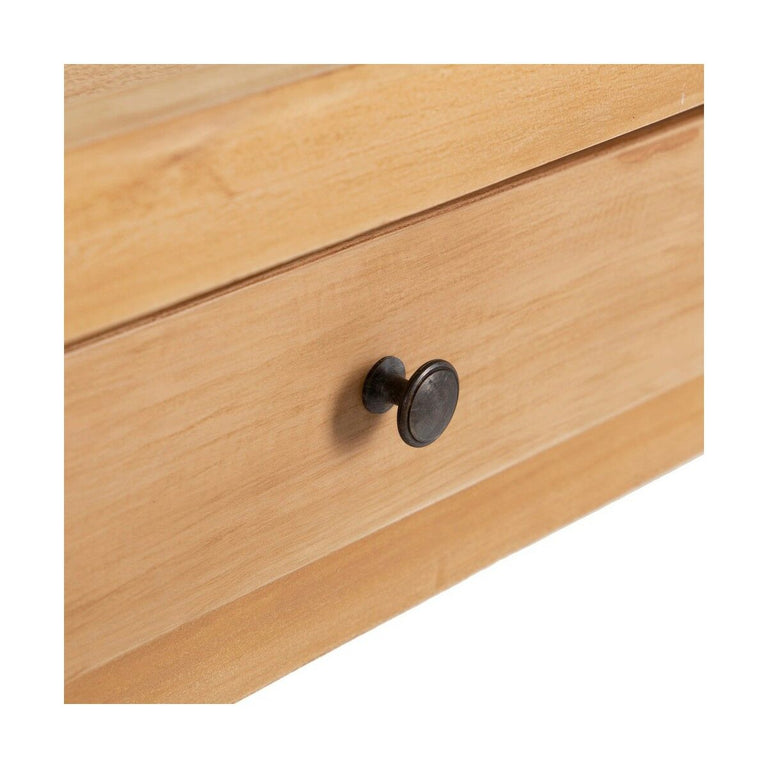 Meuble d'Entrée 100 x 30 x 77 cm Naturel bois mindi