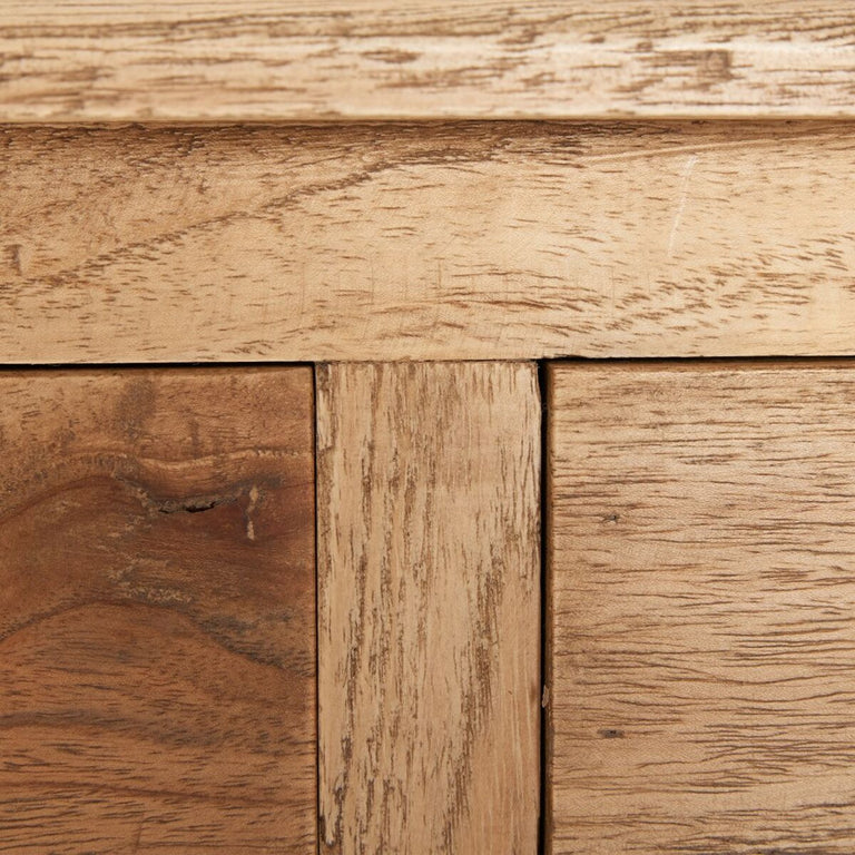 Meuble d'Entrée 85 x 23 x 80 cm Naturel bois mindi