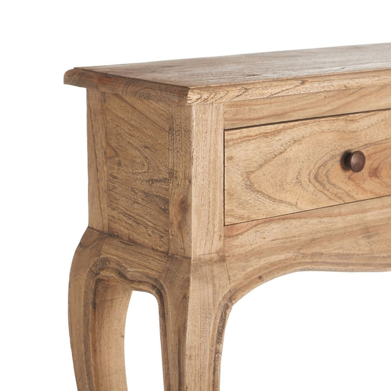 Meuble d'Entrée 85 x 23 x 80 cm Naturel bois mindi