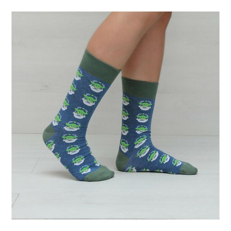 Chaussettes The Mandalorian Adulte Bleu foncé