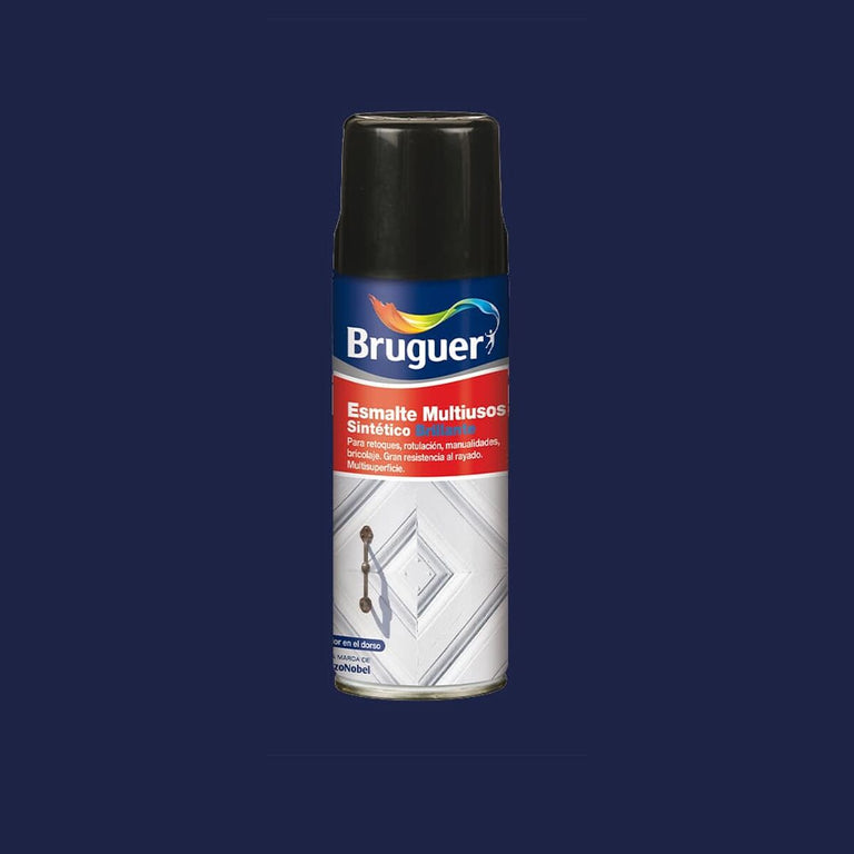 Émail synthétique Bruguer 5197982 Spray Polyvalents 400 ml Bleu de Colbat Brillant