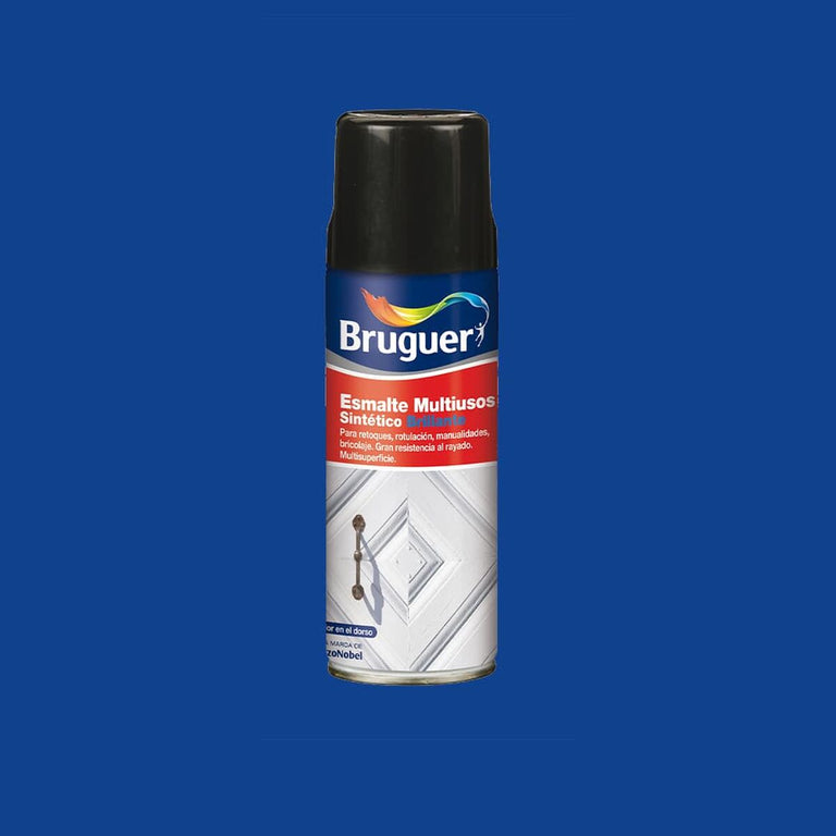Émail synthétique Bruguer 5197983 Spray Polyvalents Luminous Blue 400 ml Brillant