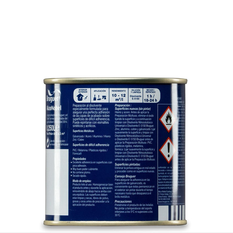 Préparation de la surface Bruguer 5355538  Polyvalent Apprêt 250 ml Blanc Mat