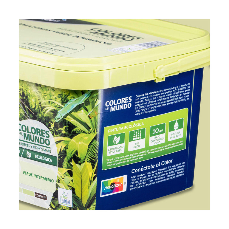 Peinture Bruguer 5057227 Amazonas Vert clair 4 L