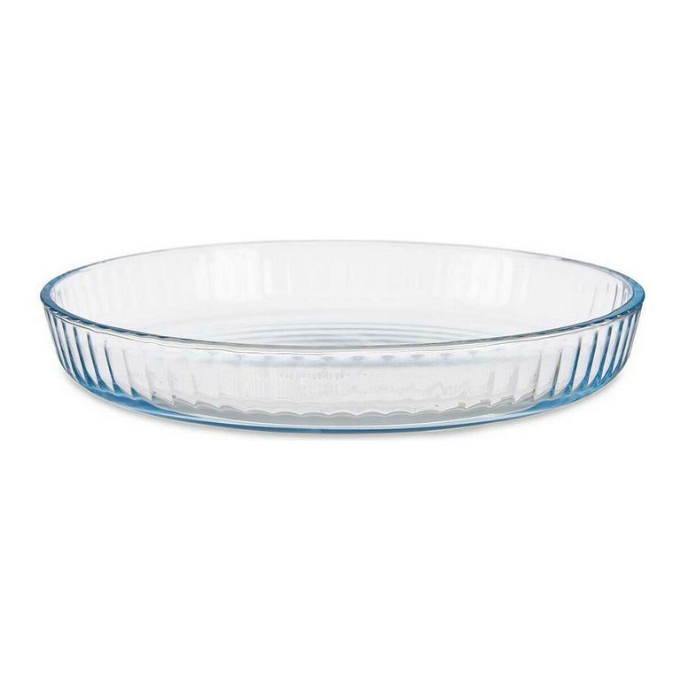 Plat de Four Optica Transparent Verre Borosilicaté (31,2 x 5 x 31,2 cm)
