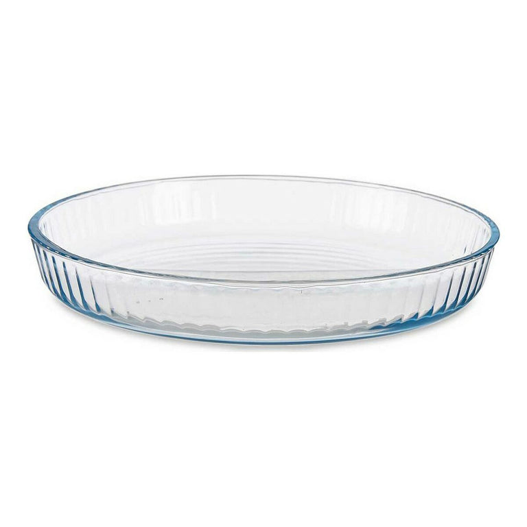 Plat de Four Transparent Verre Borosilicaté (2 pcs)