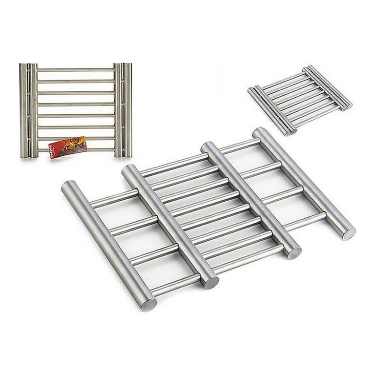 Dessous de plat Acier inoxydable Extensible (20 x 2 x 23,5 cm)