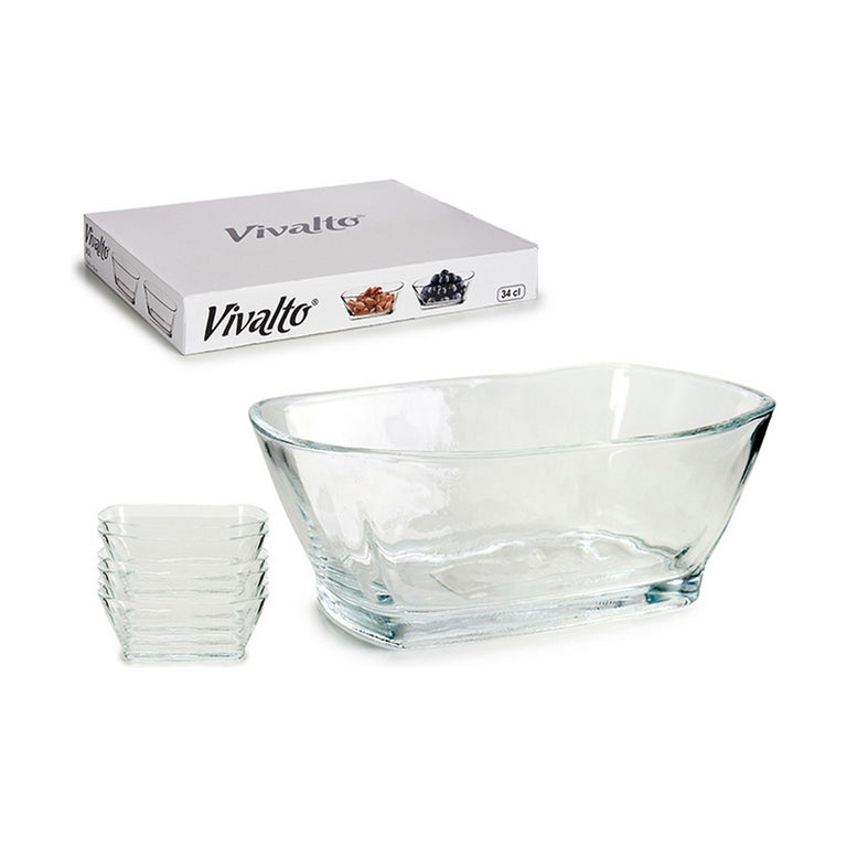 Bol Oblongue Transparent verre (340 ml)