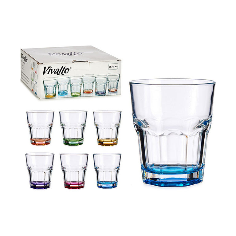 Verre Rouge Violet Bleu Rose Vert Jaune verre (285 ml)