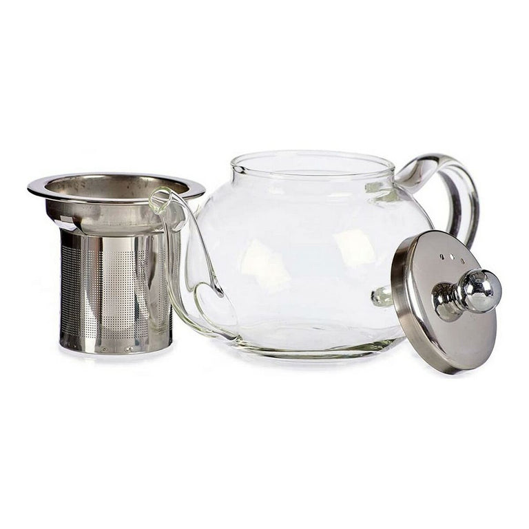 Théière Classic Verre Transparent Acier (11 x 10 x 18 cm) (500 ml)