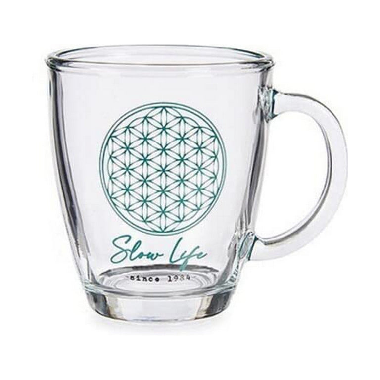 Tasse mug Slow Life Transparent verre (320 ml)