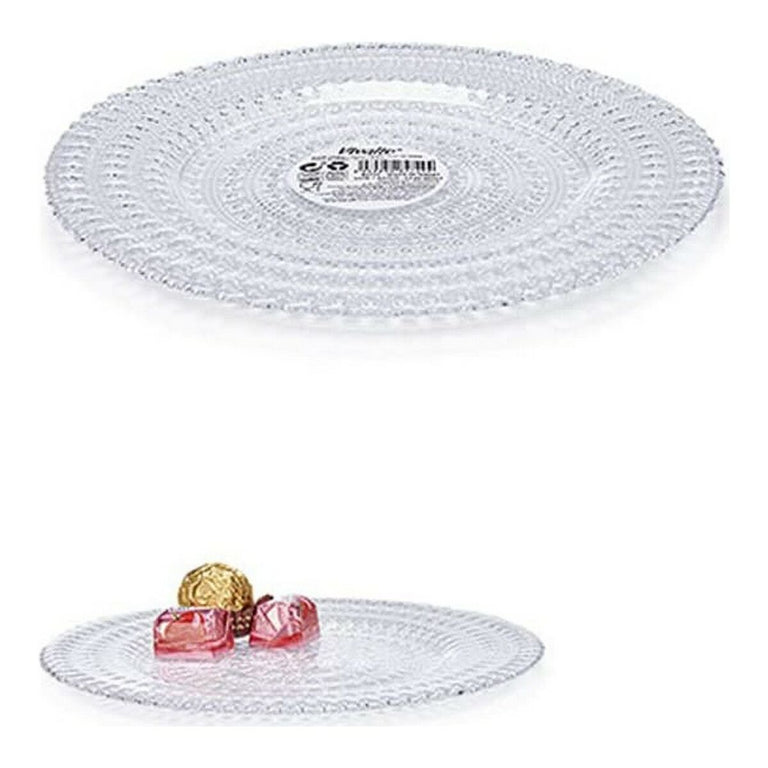 Assiette Allure Rond Transparent verre