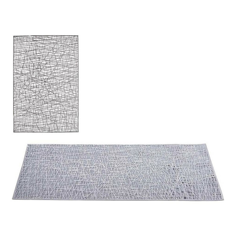 Dessous de plat Argenté Plastique (30 x 45 cm)