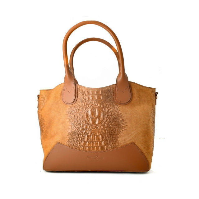 Sac-à-main Femme Firenze Artegiani F-ART Marron (42 x 15 x 26 cm)