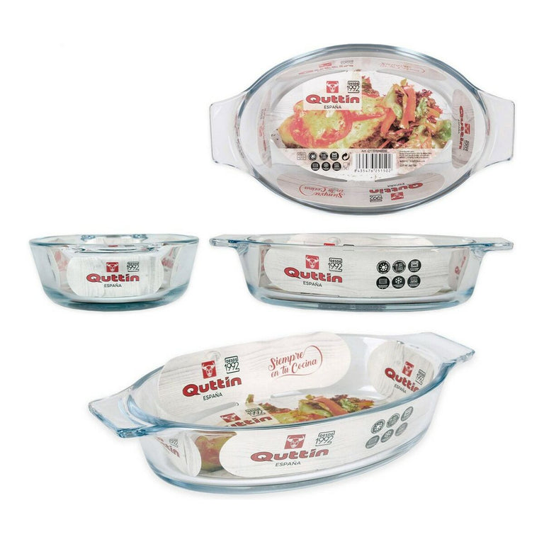 Plat à Gratin Quttin Ovale (400 cc) (20 x 11,5 cm)
