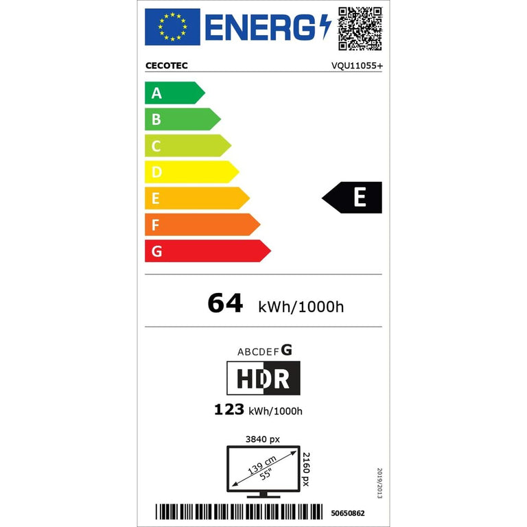 Télévision Cecotec 02568 55" 4K Ultra HD QLED Android TV