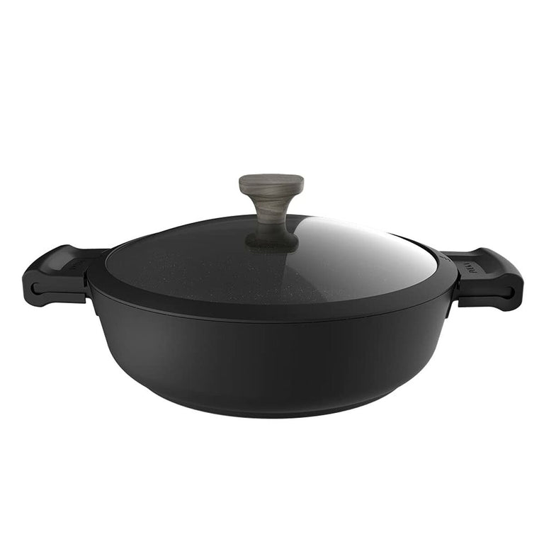 Marmite avec couvercle Cecotec 4,2 L Noir Aluminium forgé (Ø 28 cm)