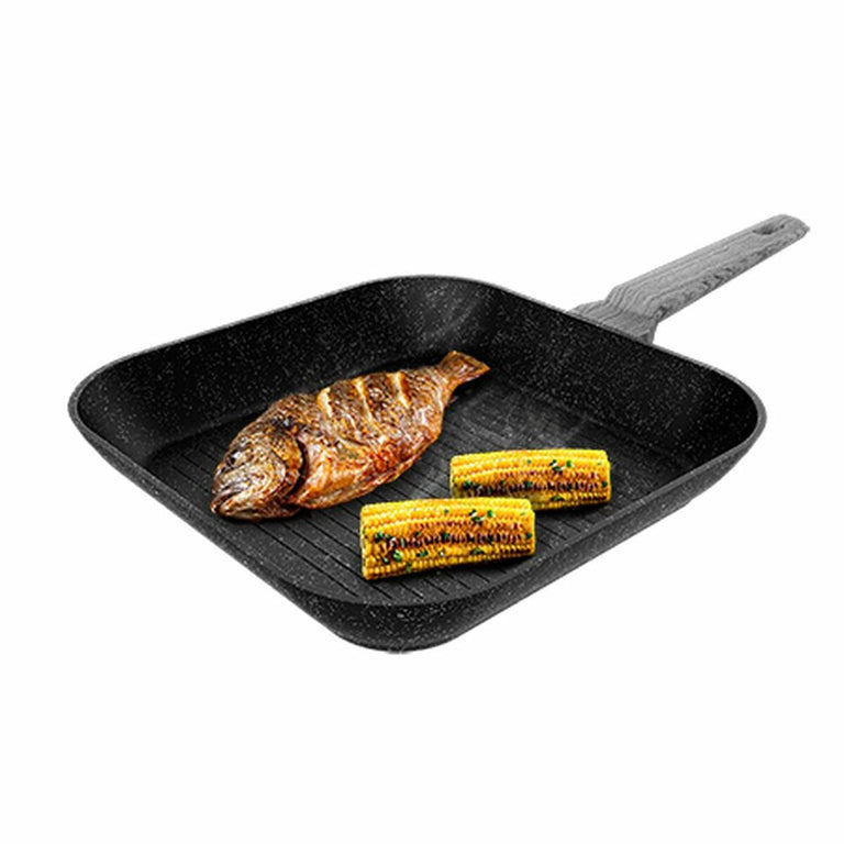 Poêle Cecotec Polka Exclusive 28 Grill Wood&Rock Ø 28 cm