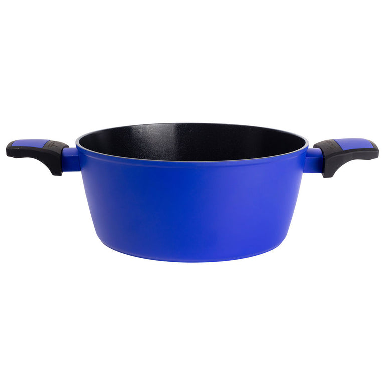 Casserole Benetton RAINBOW BE Bleu Ø 20 cm Aluminium forgé