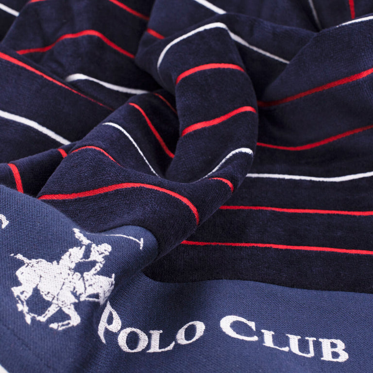 Serviette de plage Beverly Hills Polo Club Bleu 90 x 160 cm