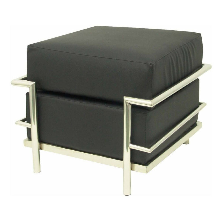 Repose-pied P&C 57PSPNE Simili Cuir Noir