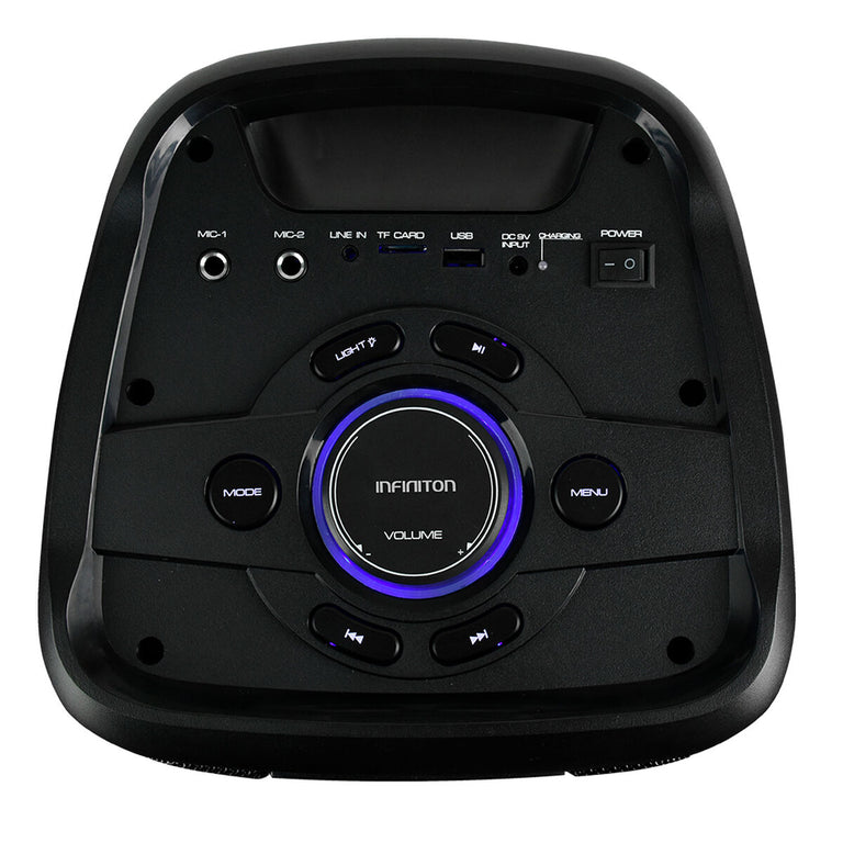 Enceinte Bluetooth Portable avec Microphone Infiniton K91 Noir 90 W