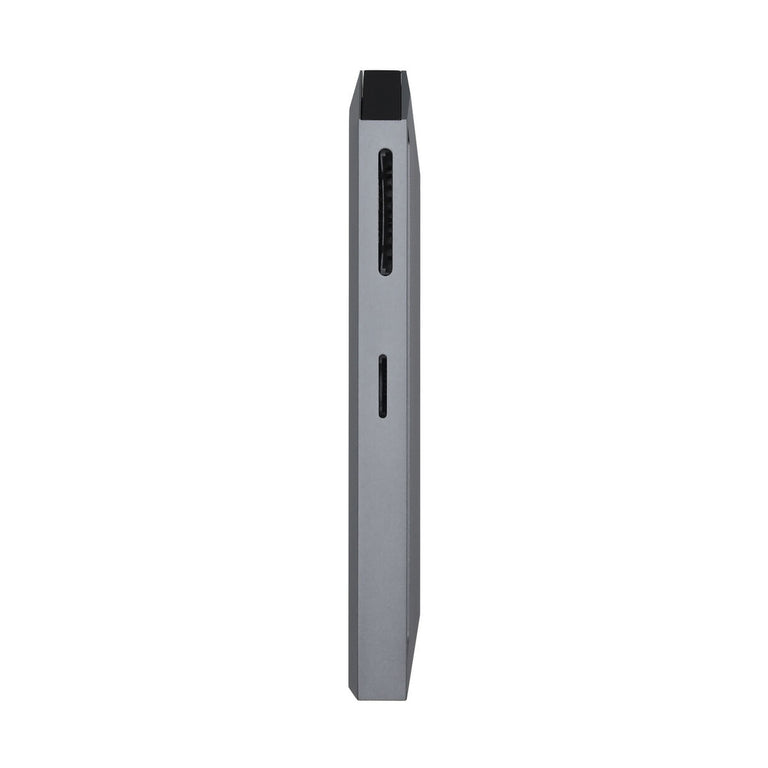 Hub USB Aisens USB-C Dock 9 en 1, USB-C a 1x HDMI, 1xRJ45, 3x USB, 1x PD, 1x Audio, 1x SD, 1x Micro SD, Gris, 15 cm